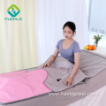 far infrared peach sauna blanket with arm holes